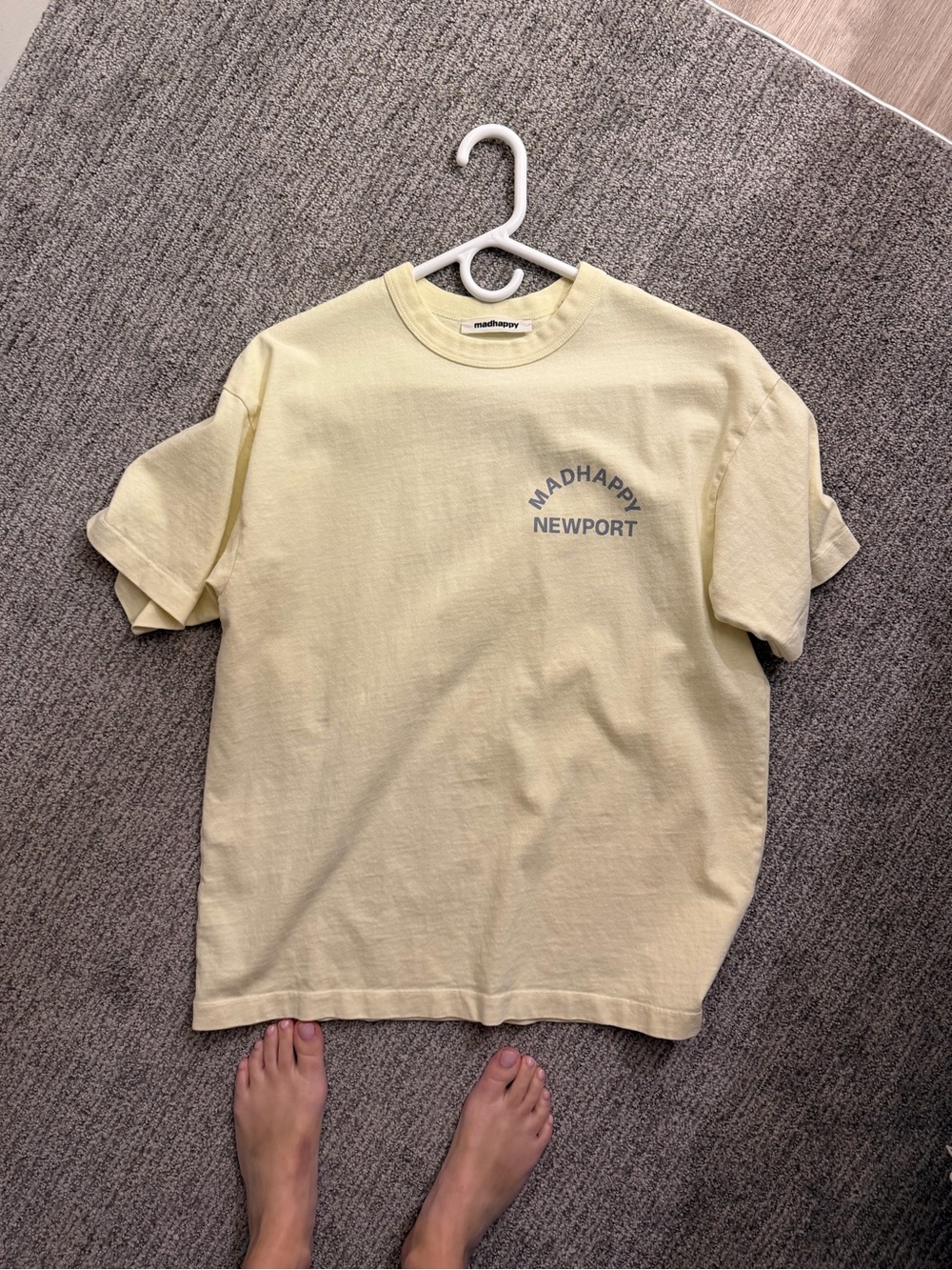 Madhappy Newport T-Shirt in Yellow
